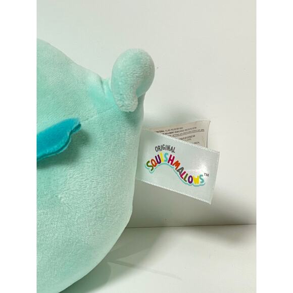 Squishmallow Sheldon The Seahorse Teal Blue Plush 5” Kellytoy - Picture 3 of 3